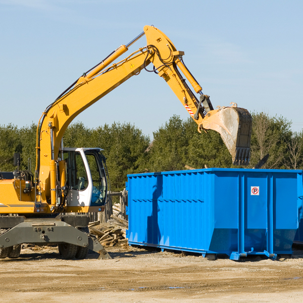 what happens if the residential dumpster is damaged or stolen during rental in Clifton TN